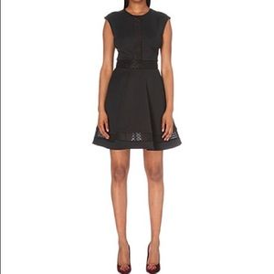 NWT Ted Baker Glorry Black Scuba Dress Size 0